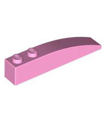 LEGO - Helling, gebogen 6 x 1 - Bright Pink | N - Thumbnail