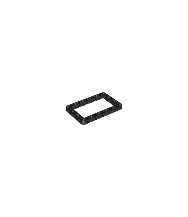 LEGO - Technic, aangepaste dikke liftarm-frame 7 x 11 met open midden - Black | N
