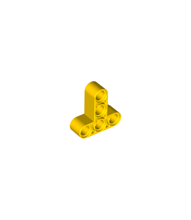 LEGO - Technic, aangepaste dikke liftarm T-vorm 3 x 3 - Yellow | N
