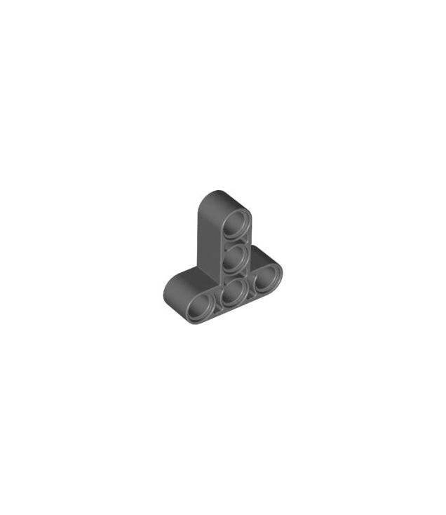 LEGO - Technic, aangepaste dikke liftarm T-vorm 3 x 3 - Dark Bluish Gray | N