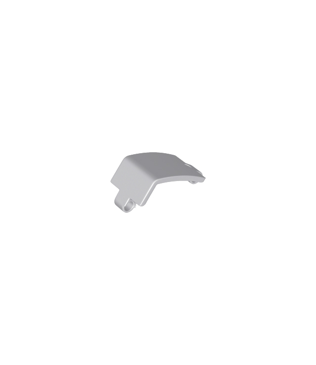 LEGO - Technic, gebogen paneel 3 x 5 x 3 - Light Bluish Gray | N