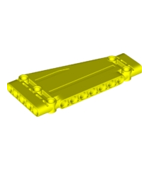 LEGO - Technic, paneelplaat 5 x 11 x 1 taps toelopend - Neon Yellow | N - Thumbnail