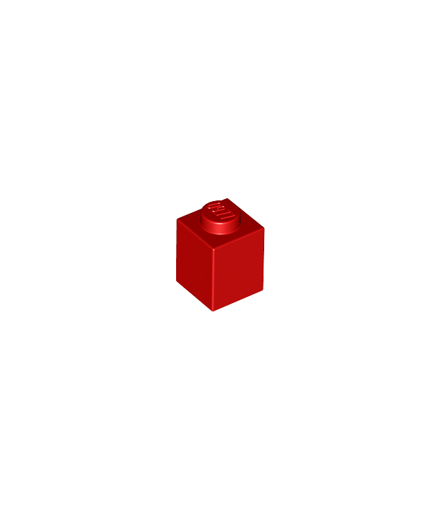 LEGO - Steen 1 x 1 (Vintage jaren ’90 onderdeel) - Red | N