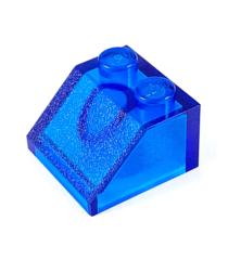 LEGO - Helling 45 graden 2 x 2 (Vintage jaren ’90 onderdeel) - Trans-Dark Blue | N - Thumbnail
