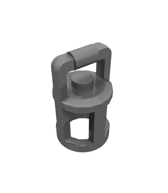 LEGO - Minifiguur-accessoire, lantaarn - Pearl Dark Gray | N