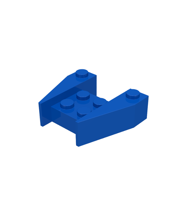 LEGO - Wig 3 1/2 x 4 zonder nopuitsparingen (Vintage jaren ’90 onderdeel) - Blue | N