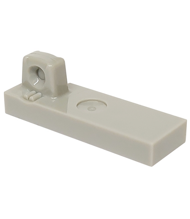 LEGO - Scharniertegel 1 x 3 vergrendelend met 1 vinger bovenop (Vintage jaren ’90 onderdeel) - Light Gray | N