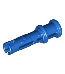 LEGO - Technic, pen 3L met wrijvingsribben en stopbus (Vintage jaren ’90 onderdeel) - Blue | N - Thumbnail
