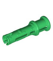 LEGO - Technic, pen 3L met wrijvingsribben en stopbus (Vintage jaren ’90 onderdeel) - Green | N - Thumbnail