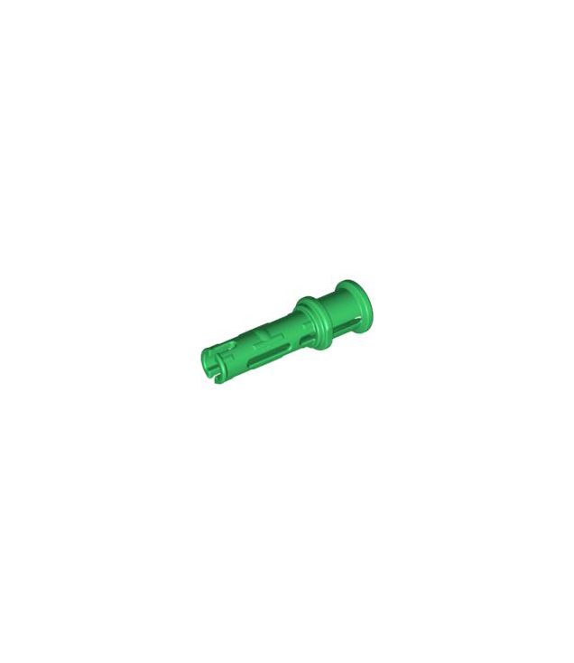 LEGO - Technic, pen 3L met wrijvingsribben en stopbus (Vintage jaren ’90 onderdeel) - Green | N