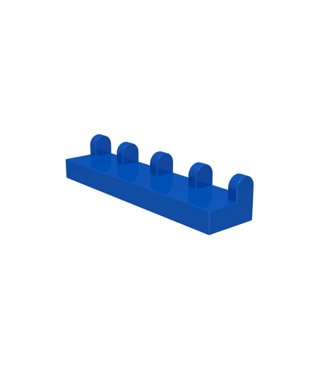 LEGO - Scharniertegel 1 x 4 (Vintage jaren ’90 onderdeel) - Blue | N
