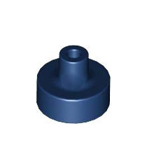 LEGO - Tegel, rond 1 x 1 met staaf- en penhouder - Dark Blue | N - Thumbnail