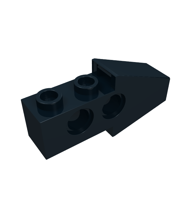 LEGO - Technic helling 4 x 1 x 1 2/3 (Vintage jaren ’90 onderdeel) - Black | N