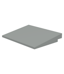 LEGO - Helling 10 6 x 8 (Vintage jaren ’90 onderdeel) - Light Gray | N - Thumbnail