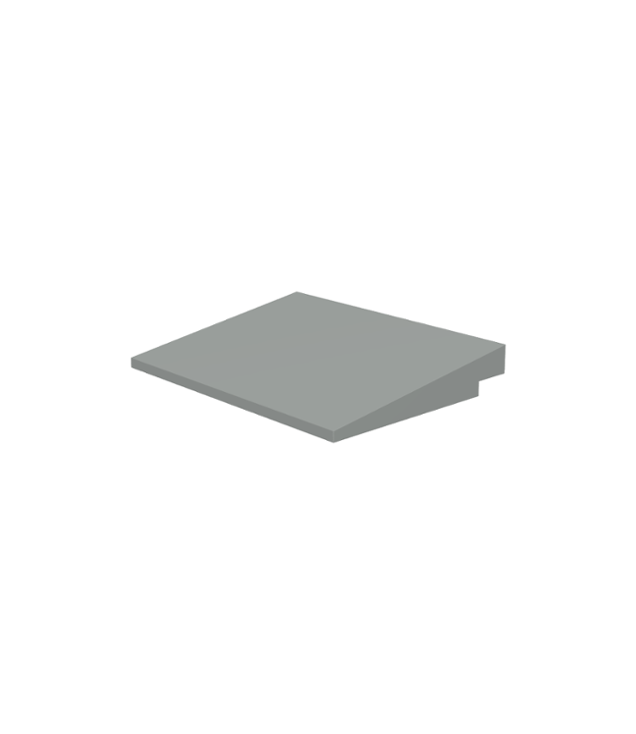 LEGO - Helling 10 6 x 8 (Vintage jaren ’90 onderdeel) - Light Gray | N