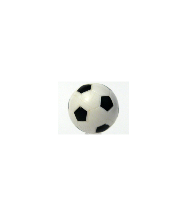LEGO - Bal, sport voetbal met zwart vijfhoekpatroon (Vintage jaren ’90 onderdeel) - White | N