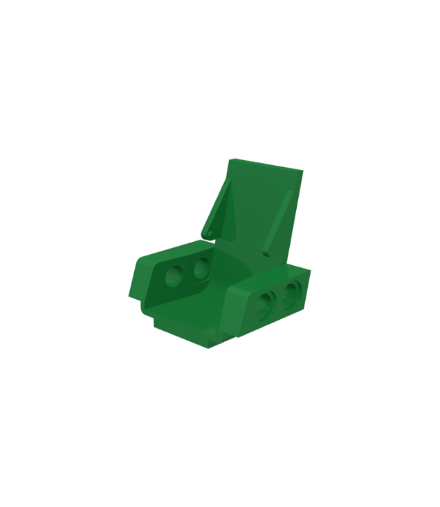 LEGO - Technic stoel 3 x 2 basis (Vintage jaren ’90 onderdeel) - Green | N