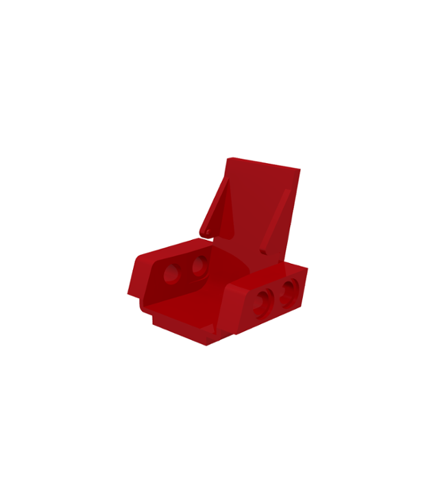 LEGO - Technic stoel 3 x 2 basis (Vintage jaren ’90 onderdeel) - Red | N