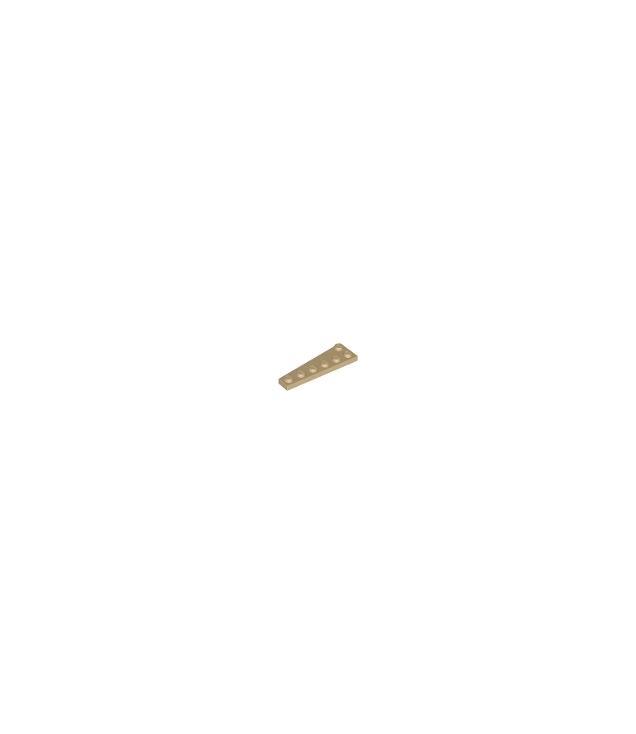 LEGO - Wig, plaat 6 x 2 rechts - Dark Tan | N