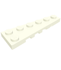 LEGO - Wig, plaat 6 x 2 rechts - White | N - Thumbnail