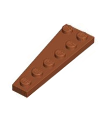 LEGO - Wig, plaat 6 x 2 rechts - Dark Orange | N - Thumbnail