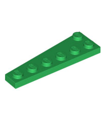 LEGO - Wig, plaat 6 x 2 rechts - Green | N - Thumbnail