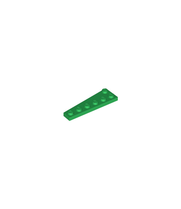 LEGO - Wig, plaat 6 x 2 rechts - Green | N