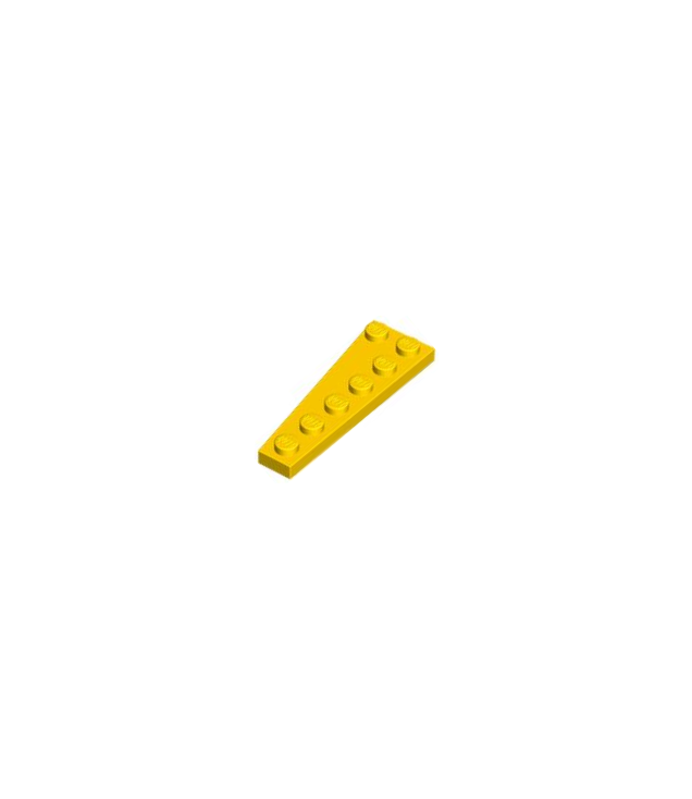 LEGO - Wig, plaat 6 x 2 rechts - Yellow | N