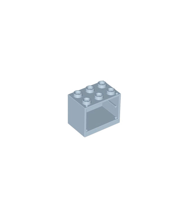 LEGO - Kast 2 x 3 x 2 met holle noppen - Sand Blue | N