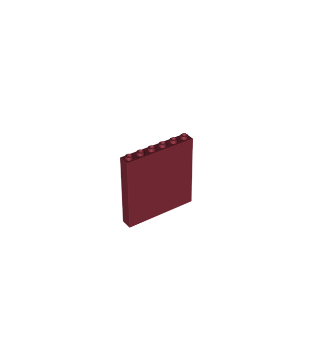 LEGO - Paneel 1 x 6 x 5 - Dark Red | N