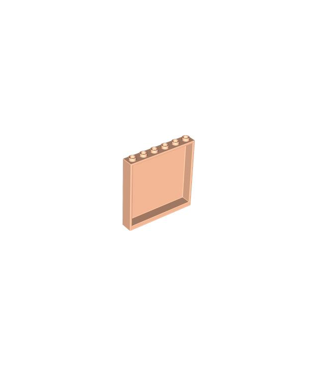 LEGO - Paneel 1 x 6 x 5 - Light Nougat | N