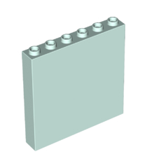 LEGO - Paneel 1 x 6 x 5 - Light Aqua | N - Thumbnail