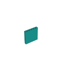 LEGO - Paneel 1 x 6 x 5 - Dark Turquoise | N - Thumbnail