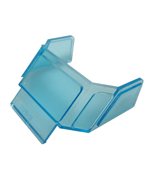 LEGO - Ruit voor treinfront schuine bovenkant (Vintage jaren ’90 onderdeel) - Trans-Light Blue | N