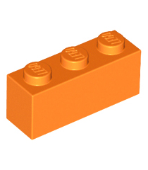 LEGO - Steen 1 x 3 - Orange | N - Thumbnail