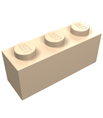 LEGO - Steen 1 x 3 - Light Nougat | N - Thumbnail