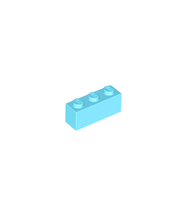 LEGO - Steen 1 x 3 - Medium Azure | N