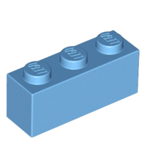LEGO - Steen 1 x 3 - Medium Blue | N - Thumbnail