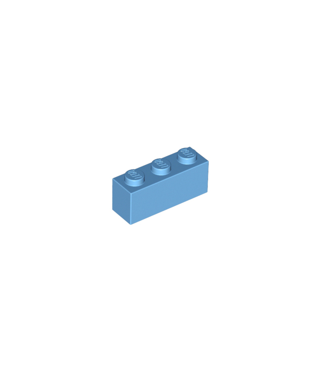 LEGO - Steen 1 x 3 - Medium Blue | N