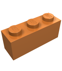 LEGO - Steen 1 x 3 - Medium Nougat | N - Thumbnail