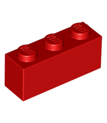 LEGO - Steen 1 x 3 - Red | N - Thumbnail