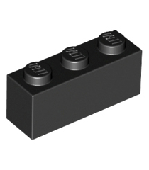 LEGO - Steen 1 x 3 - Black | N - Thumbnail