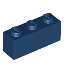 LEGO - Steen 1 x 3 - Dark Blue | N - Thumbnail