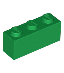 LEGO - Steen 1 x 3 - Green | N - Thumbnail