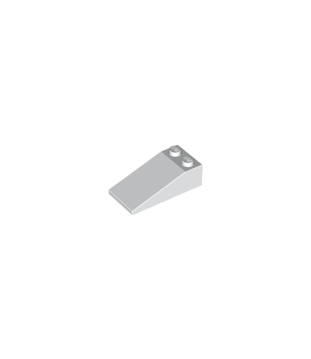 LEGO - Helling 18 graden 4 x 2 (Vintage jaren 2000 onderdeel) - White | N