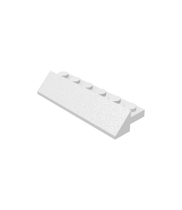 LEGO - Helling 45 graden 2 x 6 x 2/3 (Vintage jaren ’90 onderdeel) - White | N