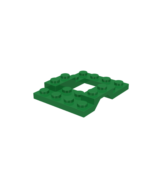 LEGO - Voertuigbasis 4 x 5 (Vintage jaren ’90 onderdeel) - Green | N