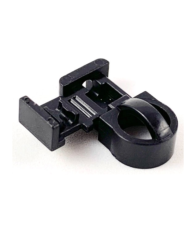 LEGO - Technic, flexkabel uiteinde, kogelverbinding met kooi (Vintage jaren ’90 onderdeel) - Black | N