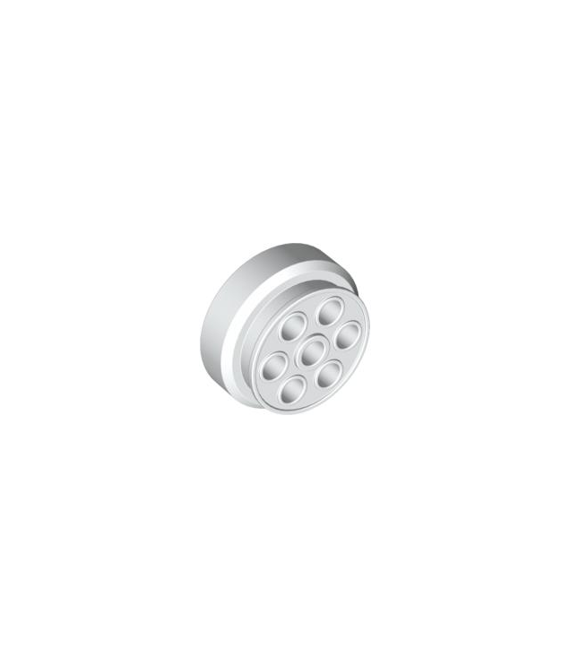 LEGO - Wiel Ø30mm x 13mm (13 x 24 Model Team) (Vintage jaren ’90 onderdeel) - White | N