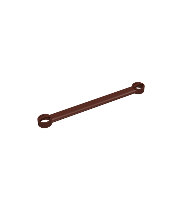 LEGO - Technic, verbindingsstuk 1 x 9 (Vintage jaren 2000 onderdeel) - Brown | N